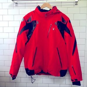 Spyder Pinnacle Insulated Ski Jacket Red XXL NWOT